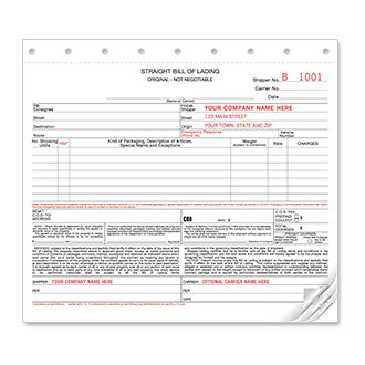shipping and receiving forms